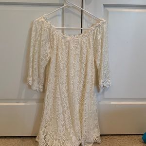 Altar’d State Off the Shoulder Lace Dress
